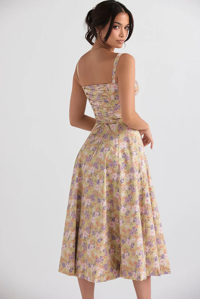 Floral Midriff Dress